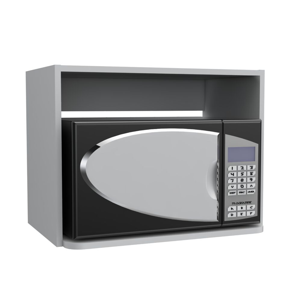 Mueble Para Microondas 60x45x40 Cm Blanco image number 1.0