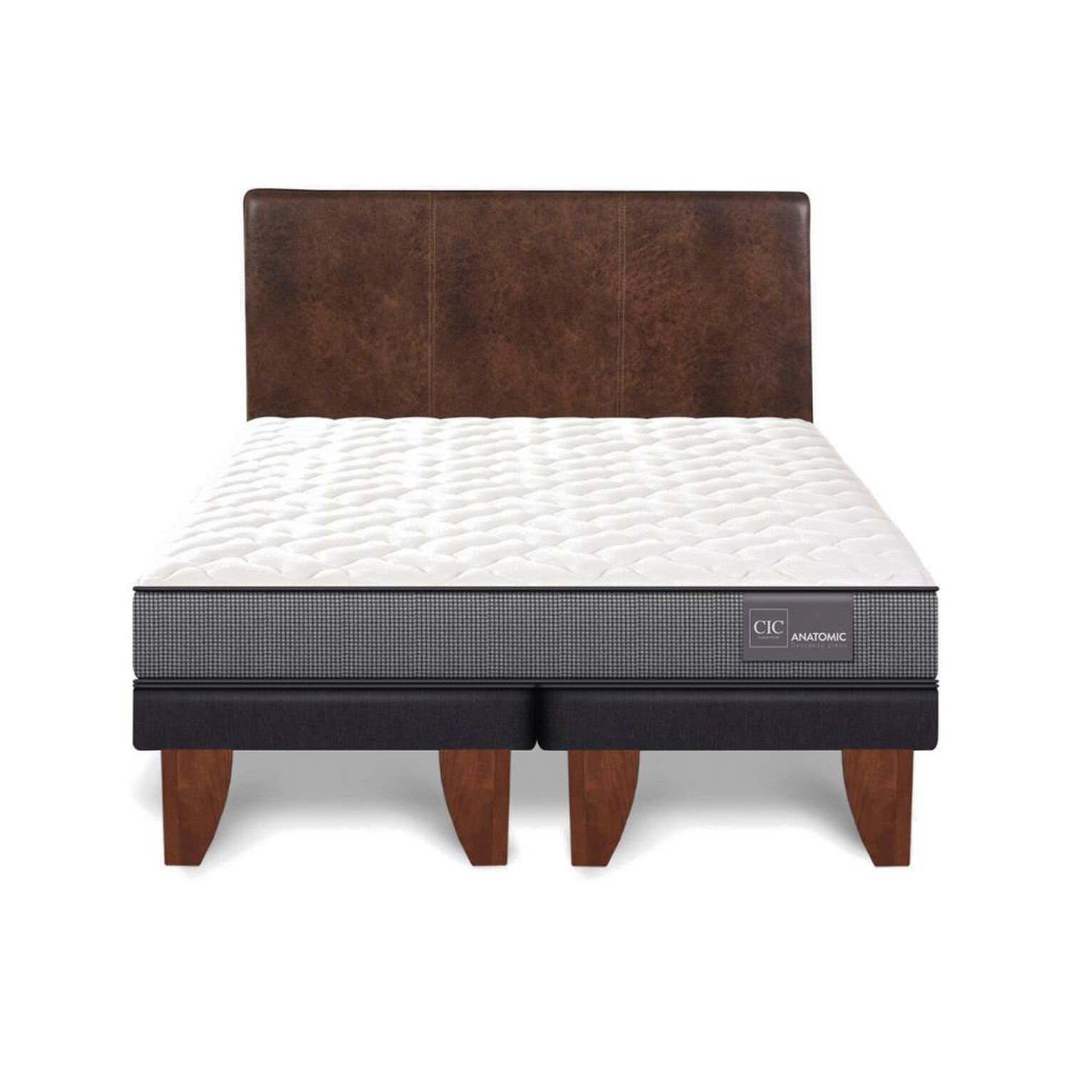 Cama Europea Cic Anatomic / King / Base Dividida + Respaldo image number 0.0