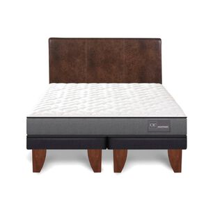 Cama Europea Cic Anatomic / King / Base Dividida + Respaldo