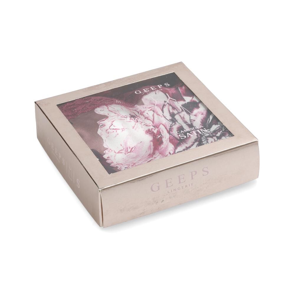 Camisola Satín Sin Mangas Mujer Geeps image number 5.0