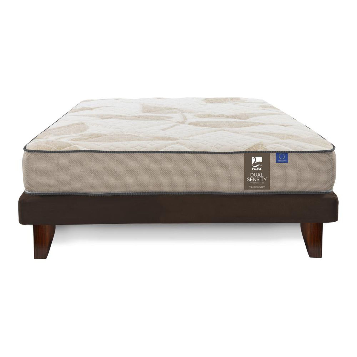 Cama Europea Flex Dual Sensity / 2 Plazas / Base Normal image number 1.0