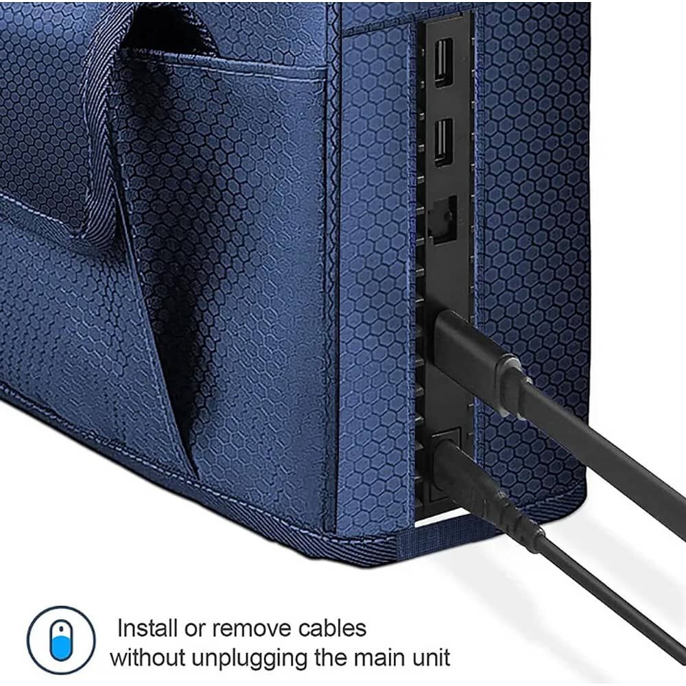 Funda Consola Ps5 Cubierta Antipolvo Resiste Compartimiento image number 6.0