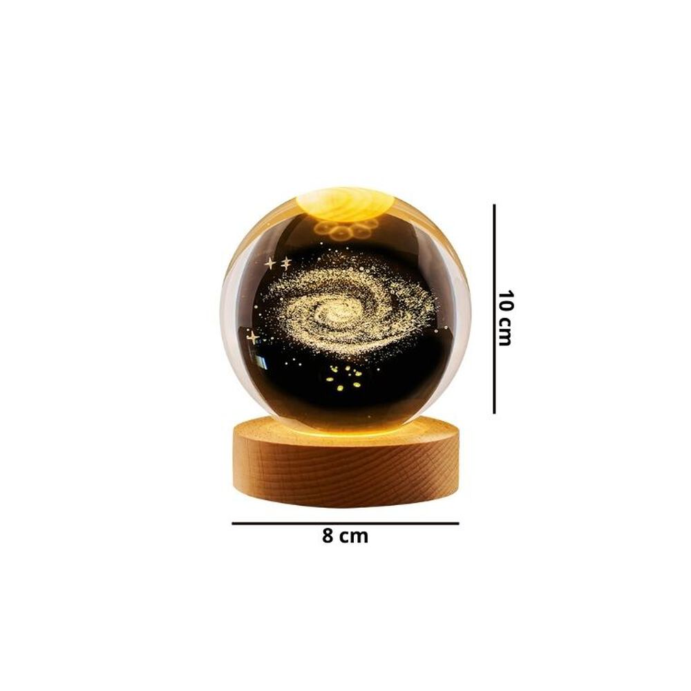 Luz Nocturna Bola De Cristal Planetario image number 1.0
