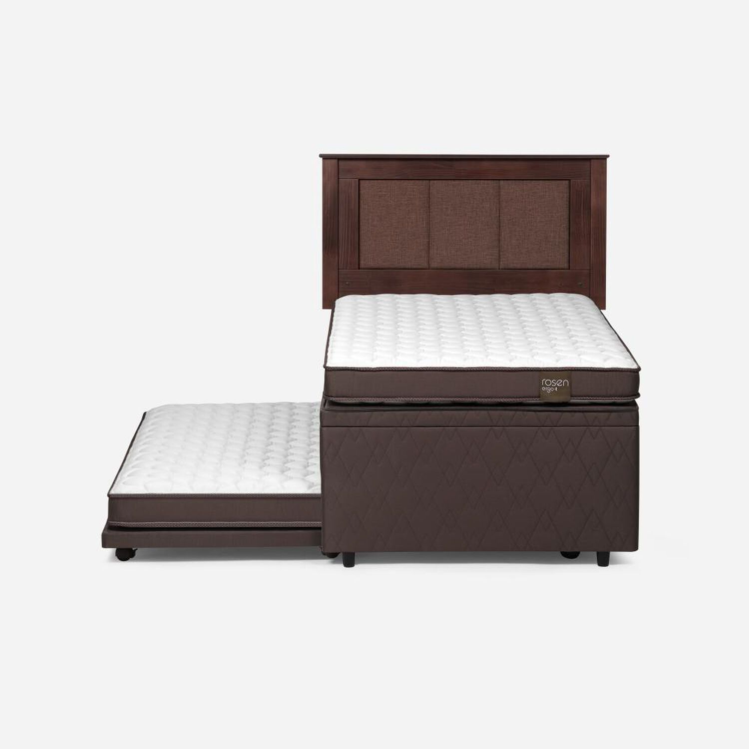 Bed Boxet Rosen Ergo T / 1.5 Plazas / Base Normal + Respaldo Rachel image number 0.0