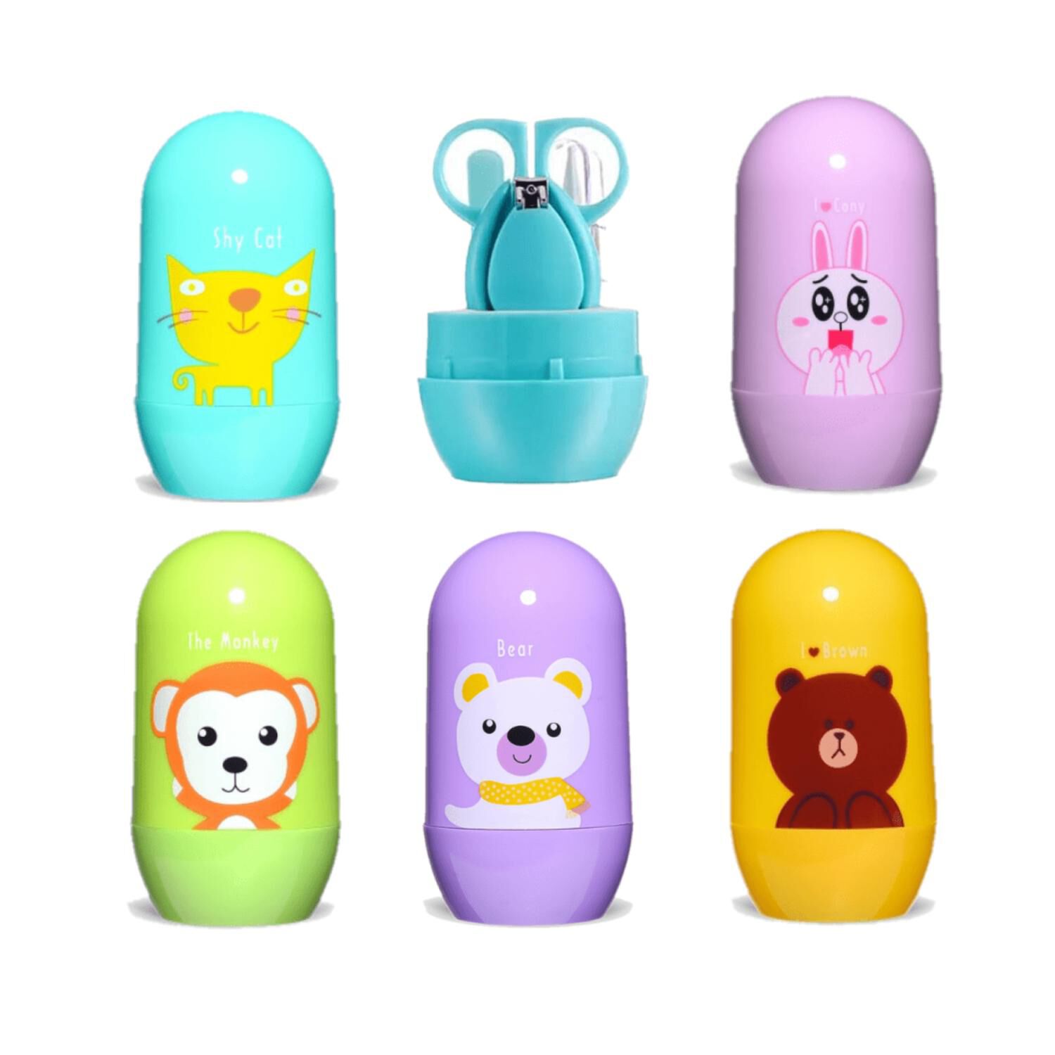 Set De Manicure Para Bebes 4 En 1 Varios Diese&ntilde;os Infantiles image number 2.0