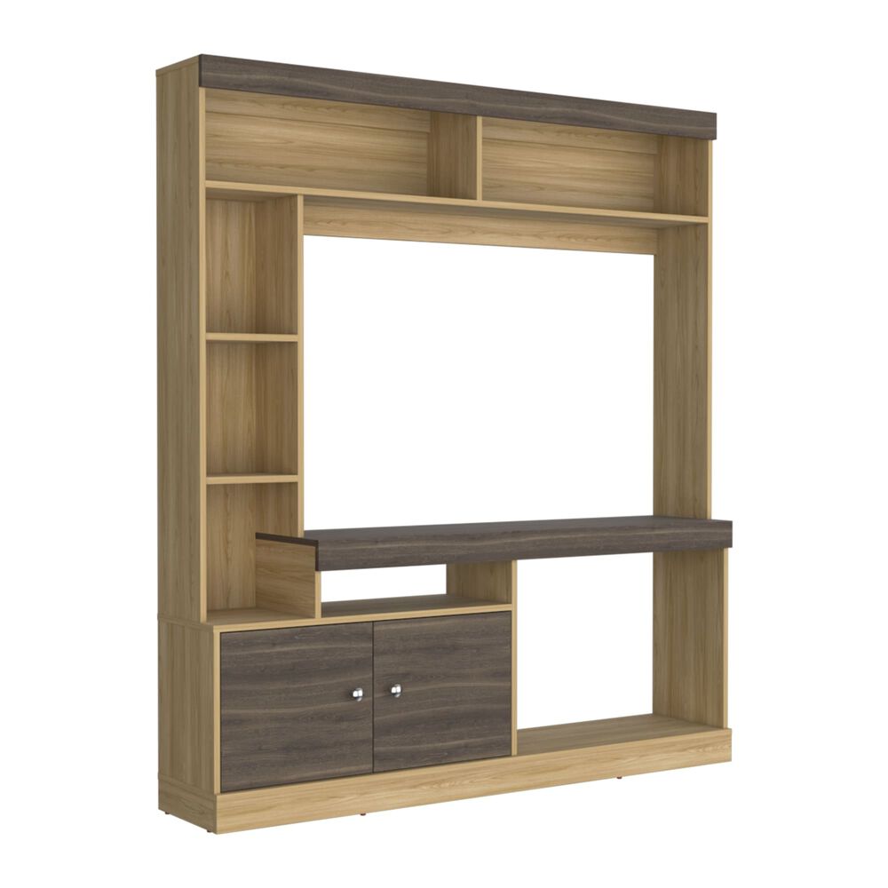 Estante Tv 65" 180,6x180x30,3 Cm 2 Puertas image number 0.0