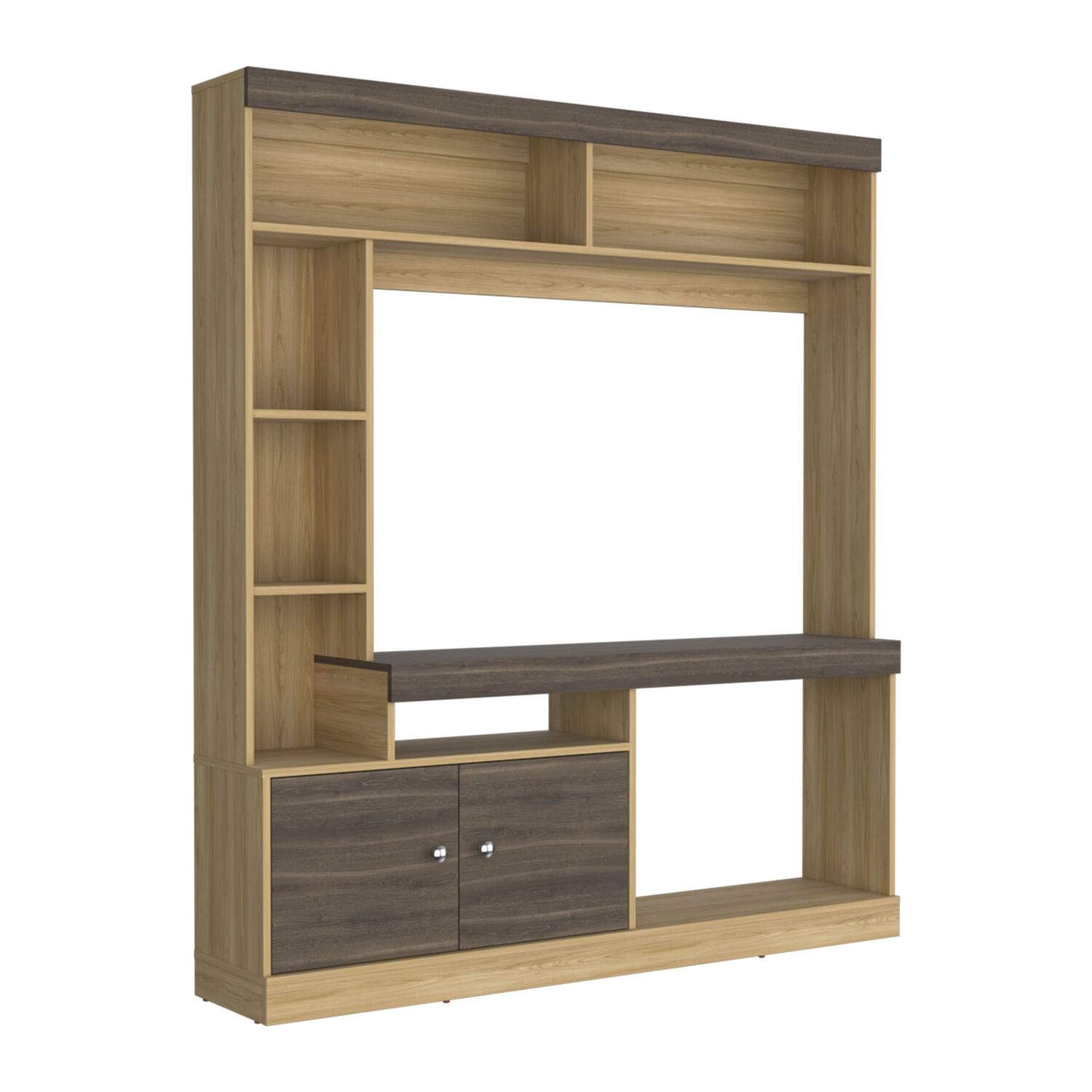 Estante Tv 65" 180,6x180x30,3 Cm 2 Puertas image number 0.0