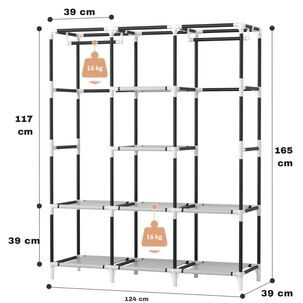 Armario Closet Ropero Armable Grande