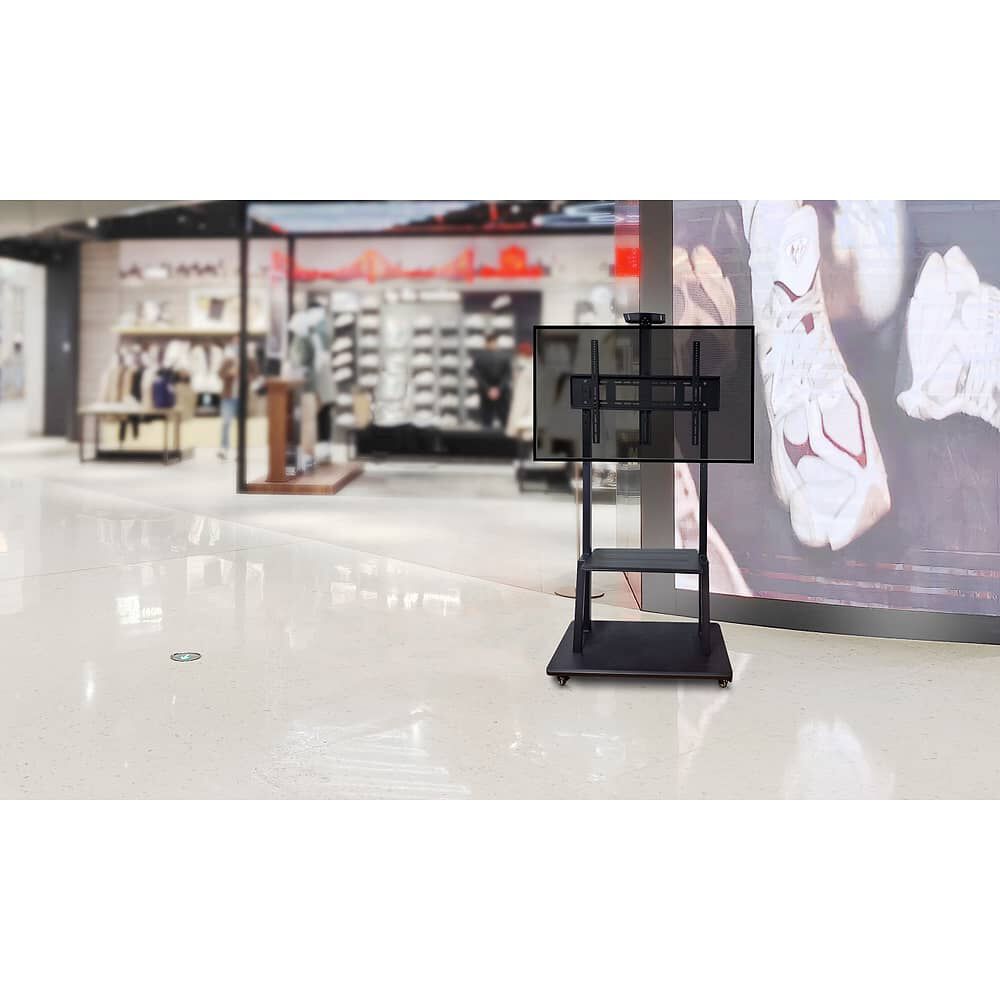 Pedestal Tv Alta Carga 55" A 110" 120kg - Brasforma image number 2.0