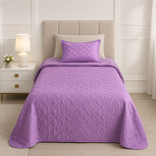 Cubrecama Sherpa Belle Noite Ultrasonic / 1.5 Plazas