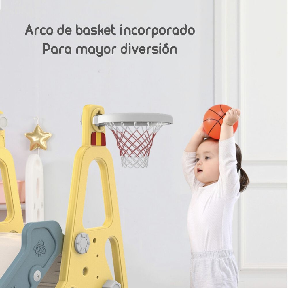 Resbalín Columpio 3 En 1 Lubabycas Amarillo image number 5.0