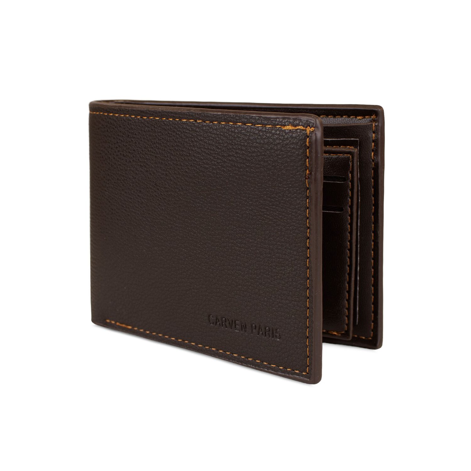 Billetera Hombre Bruno Caf&eacute; Oscuro Con Monedero Carven Paris image number 3.0