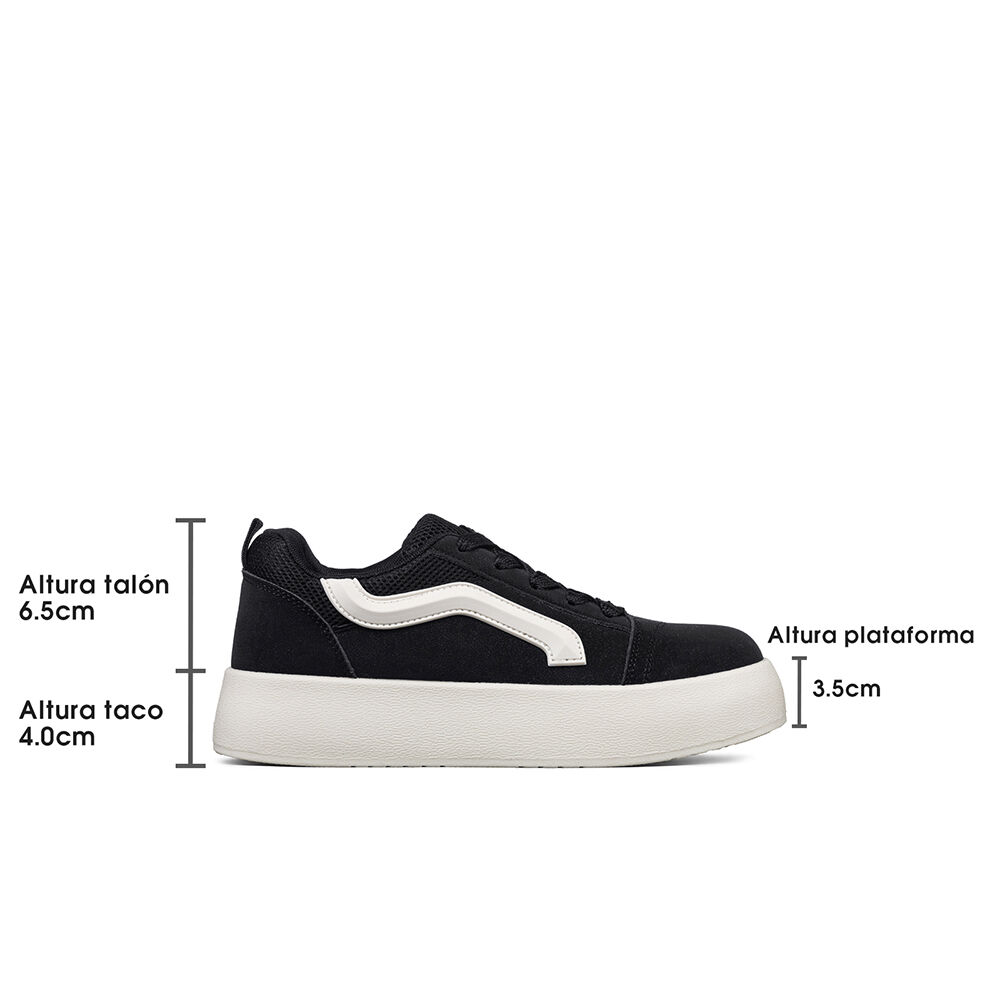 Zapatilla Casual Plataforma Mujer Weide Lt215 image number 5.0