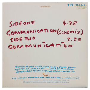 Spandau Ballet - Communication(club Mix) | 12" Maxi Single Usado