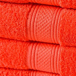 Toalla De Mano 100% Algod&oacute;n 450 Grs. 45x80 Centimetros / Coral American Family