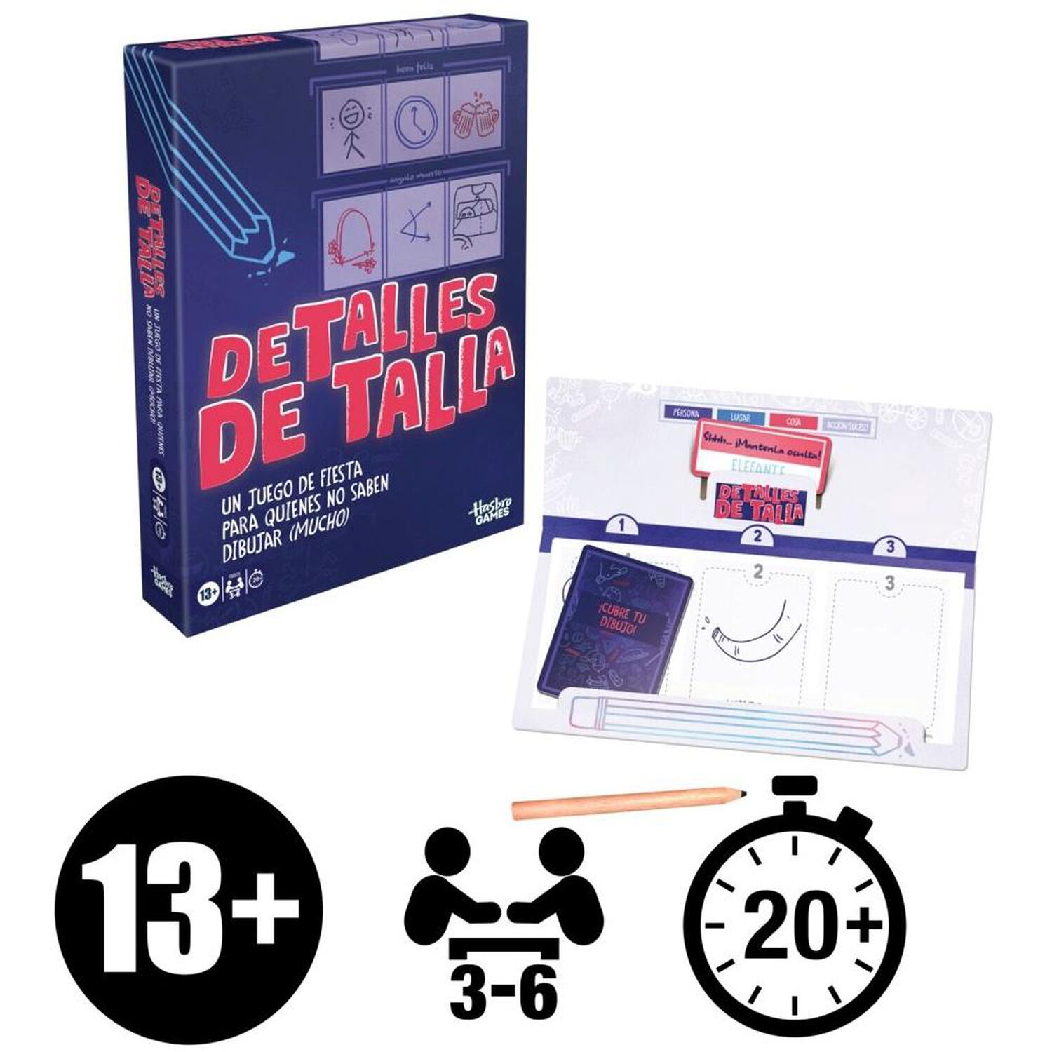 Juego De Mesa Hasbro Games Detalles En Talla image number 5.0