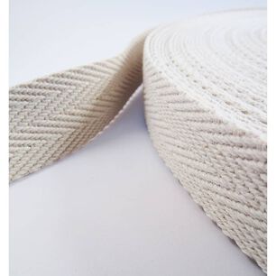 Huincha Cinta Espiga Algod&oacute;n 2cm Ancho Rollo 50 Metros