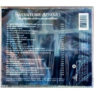 Adamo - 24 Grandes Exitos En Castellano | Cd