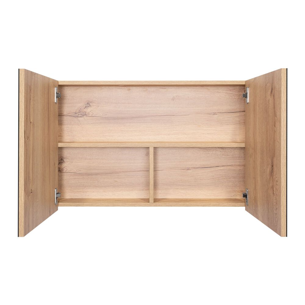 Botiquin 2 Puertas Con Espejo Fm-005c Caf&eacute; Claro image number 4.0