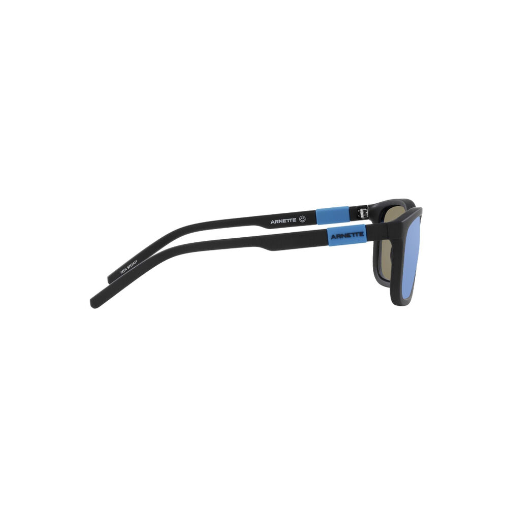 Lentes De Sol Teen Speerit Matte Black Polarizados Sustentable Arnette image number 9.0