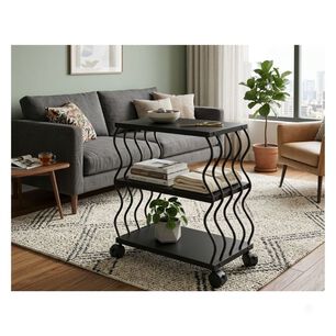 Mesa Auxiliar Organizadora 3 Niveles Dise&ntilde;o Moderno