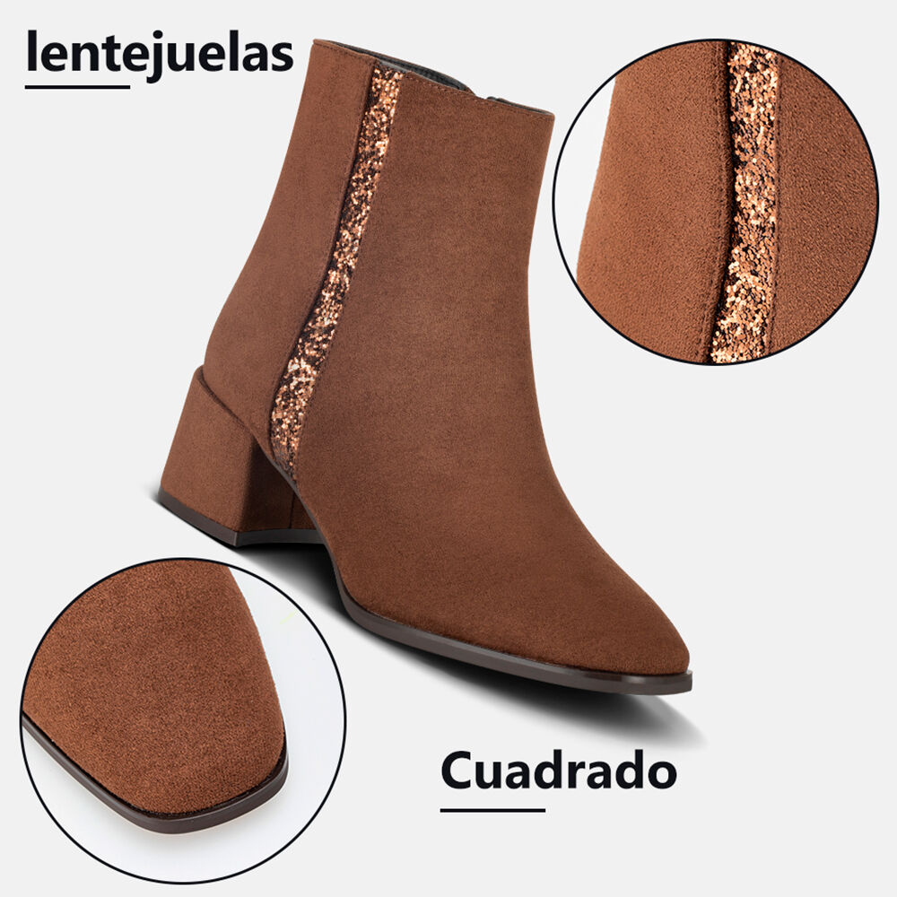 Botin Mujer Lola Marrón Weide image number 6.0