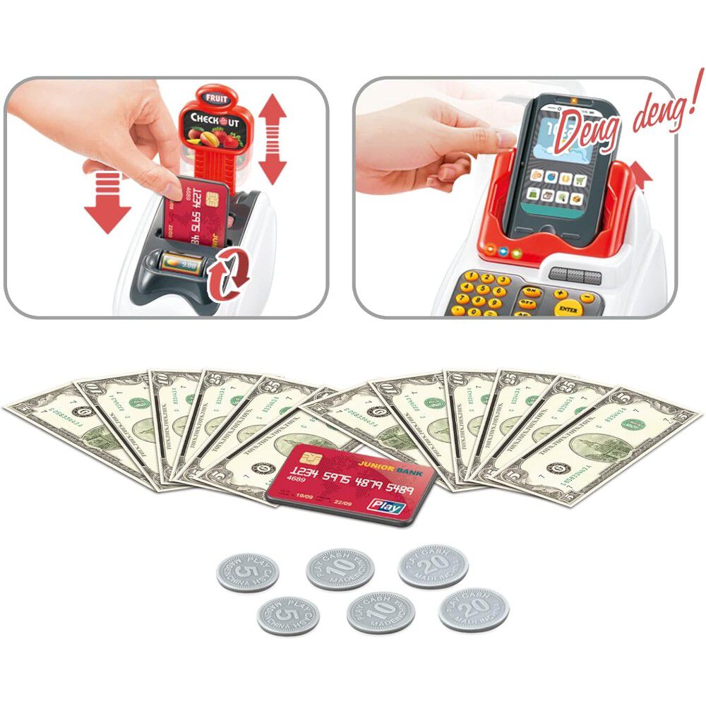 Juguete Infantil De Caja Registradora Para Niños 3 En 1 image number 3.0