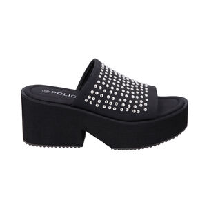 Sandalia Mujer Negro Fast Police