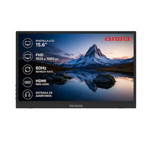 Monitor Port&aacute;til Aiwa 15.6'' Lcd Full Hd 60hz Aw-por15