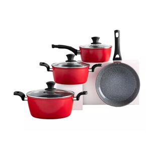 Set Ollas Cacerolas 7pcs Aluminio Fundido Th-mb07rn Thomas