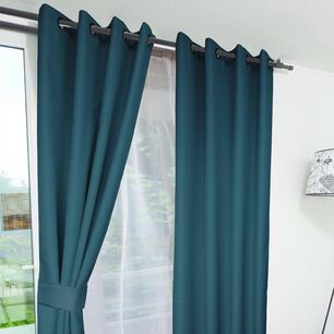 Set De Cortinas Doral Rustico Argolla