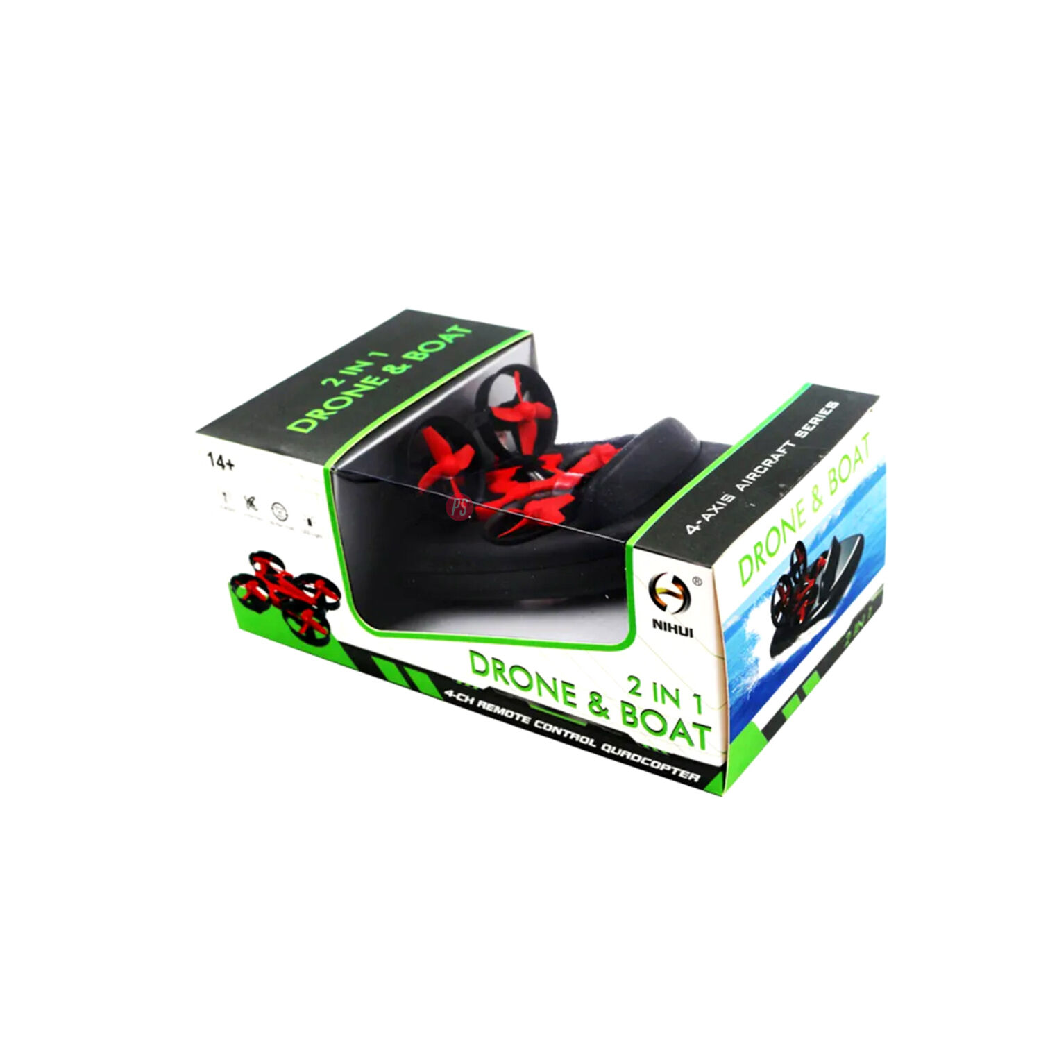 Mini Drone Anfibio Vuela Y Navega En Cualquier Superficie - Ps image number 3.0