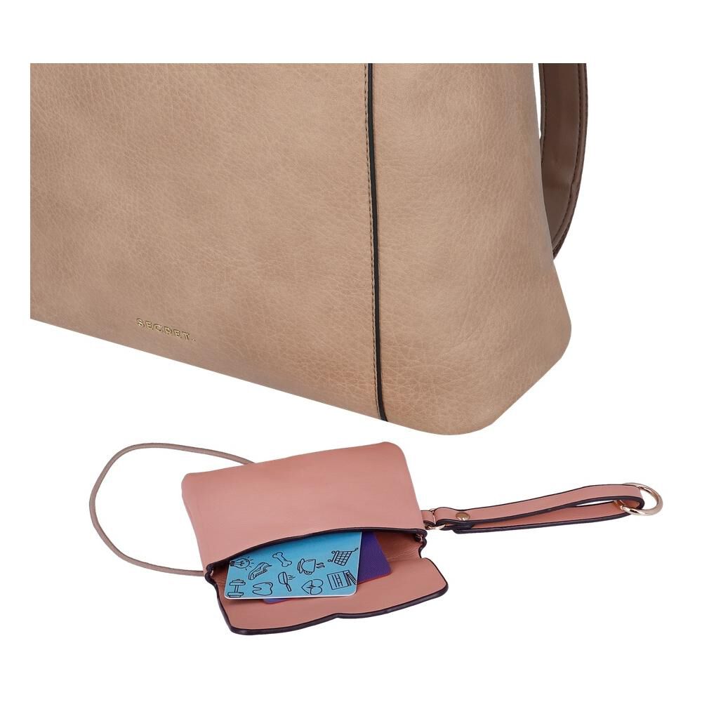 Mochila Notebook Secret Zamora St6 Beige 15" image number 5.0