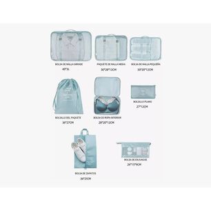 Organizador Maleta Set 8 Bolsas