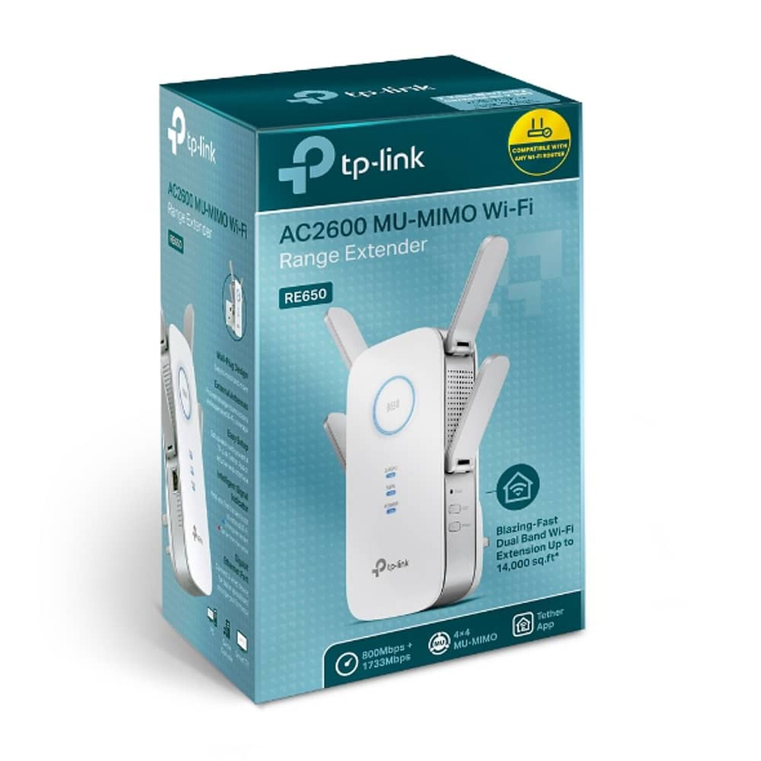 Extensor De Rango Tp-link Re650 Wi-fi Ac2600 Con 4 Antenas De Alto Rendimiento image number 5.0