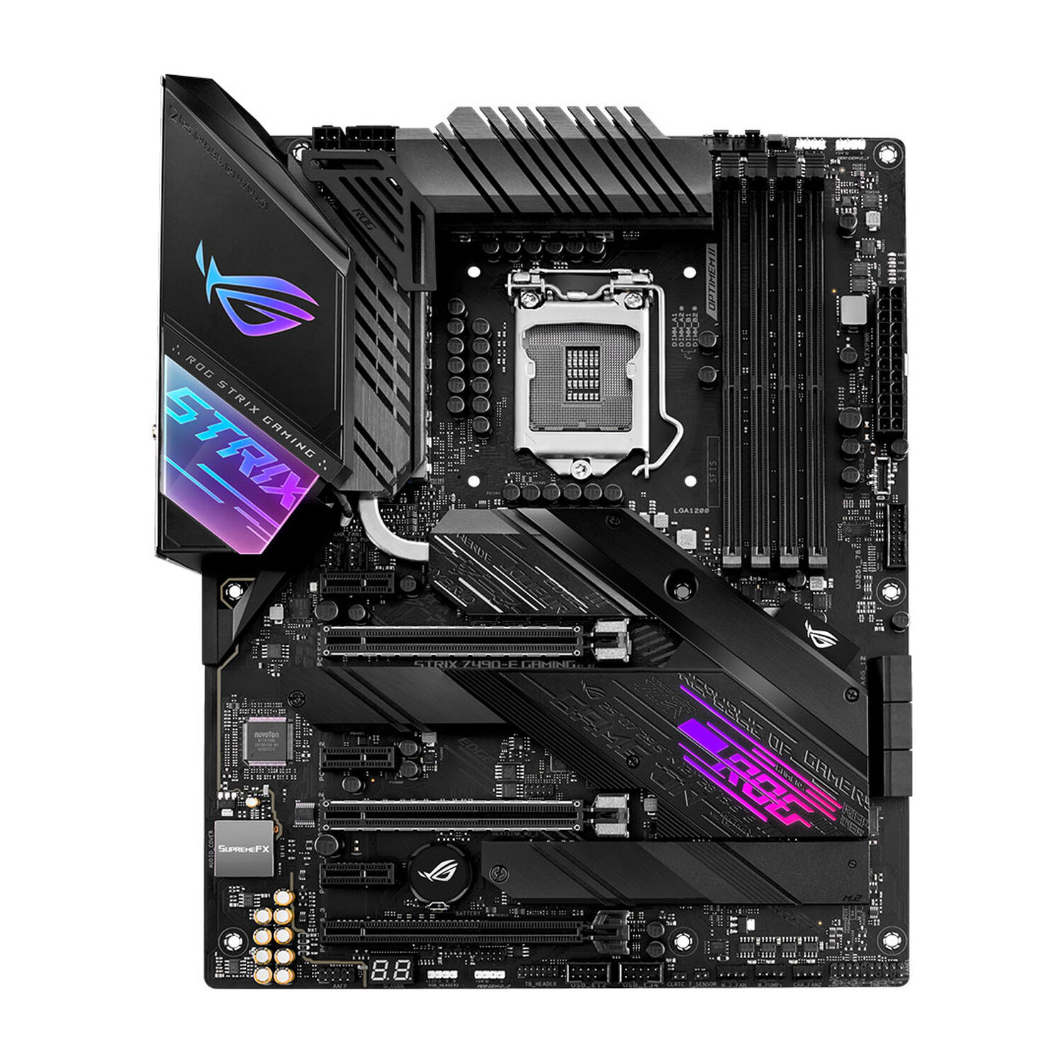 Asus Rog Strix Z490-e Gaming Lga 1200 Atx Placa Madre [caja Da&ntilde;ada] image number 1.0