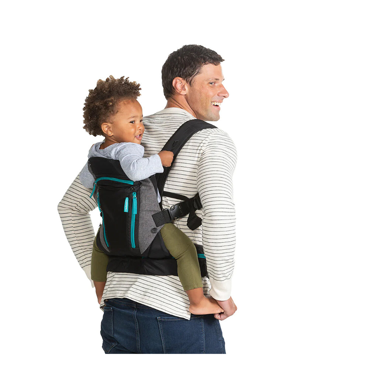 Porta Bebe Carry On Multipocket Negro Infantino image number 1.0