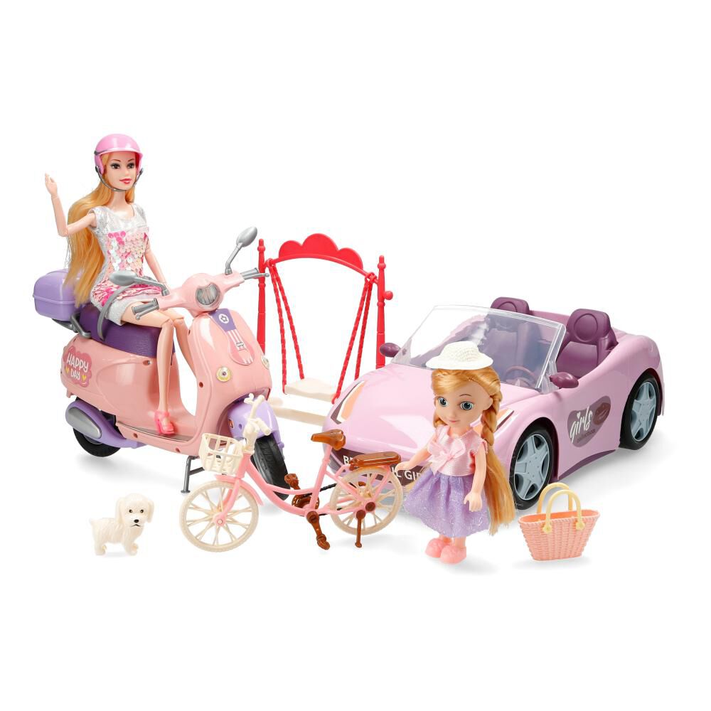 Set De Carruaje Xin Yaer Doll Carruaje Muñeca image number 1.0