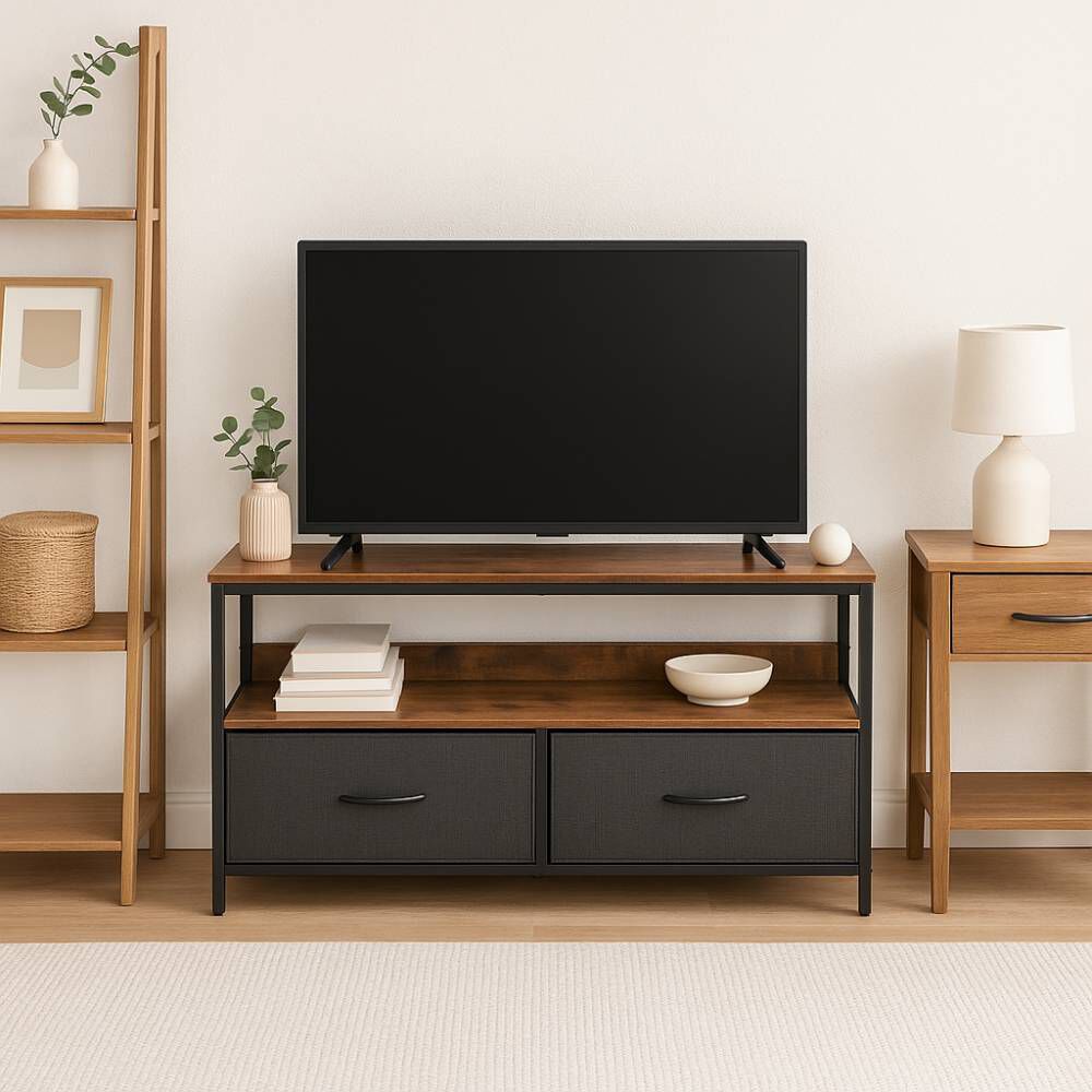 Rack De Tv R&uacute;stica Con Organizador image number 3.0