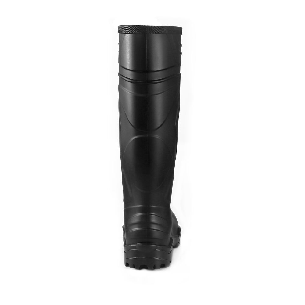 Bota Pvc 942 Punta De Acero Negra Para Lluvia image number 3.0