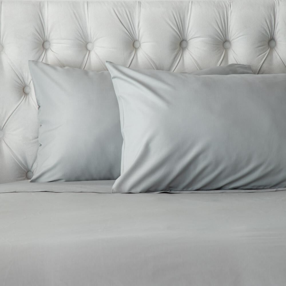 Juego De S&aacute;banas Belle Noite Liso / 2 Plazas / 144 Hilos image number 0.0