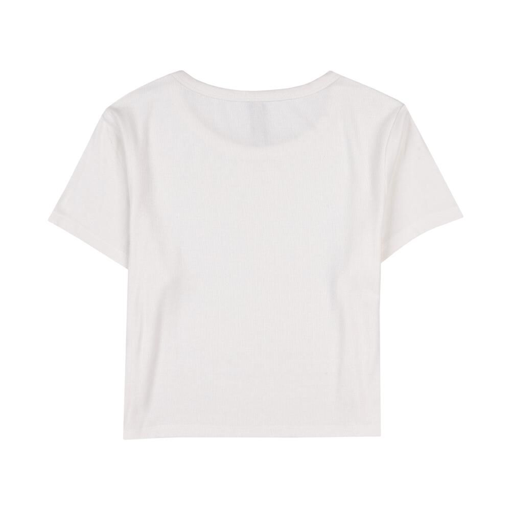 Polera Crop Manga Corta Cuello Redondo Mujer Freedom image number 1.0