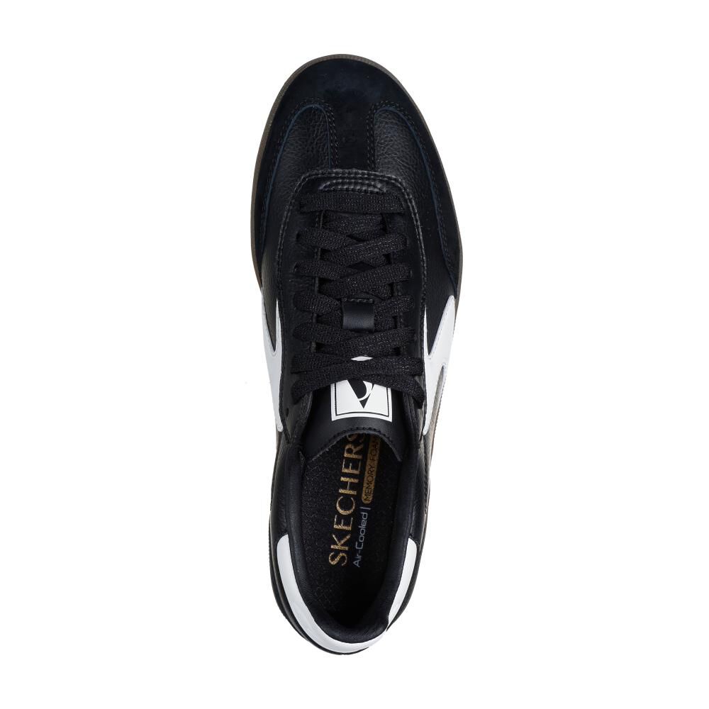 Zapatilla Urbana Mujer Skechers Hotshot - Kickoff Negro/blanco image number 2.0