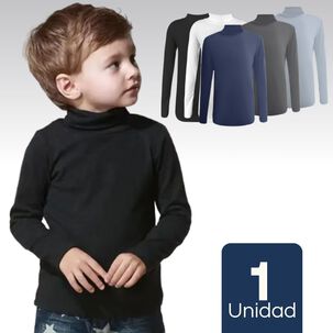 Camiseta Polera Beatle Bambú Manga Larga Niño Primera Capa Surtido