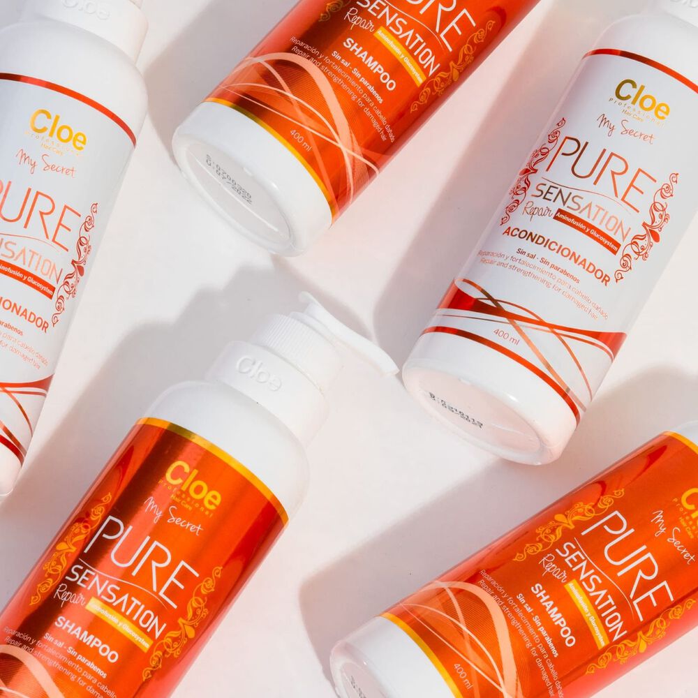 Shampoo Pure Sensation Repair Cloe 400ml image number 4.0