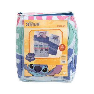 Plumón Disney Stitch Fluffly / 1.5 Plazas
