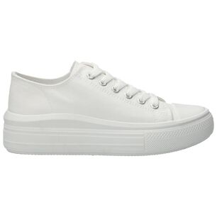 Zapatilla Urbana Mujer Azaleia Lona Blanco