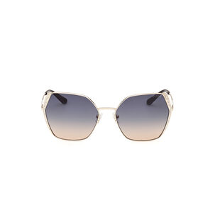 Lentes De Sol Dorado Degradé Guess