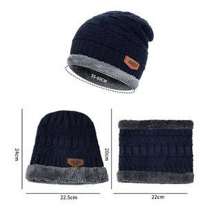 Set Calentador Gorro Mas Bufanda De Cuello Invierno Unisex