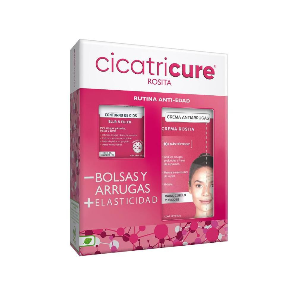 Pack Cicatricure Contorno Blur & Filler 15 Gr + Crema Rosita Antiarrugas 60 G image number 1.0